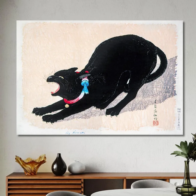 Gatto Nero Che Sibila Hiroaki Takahashi
