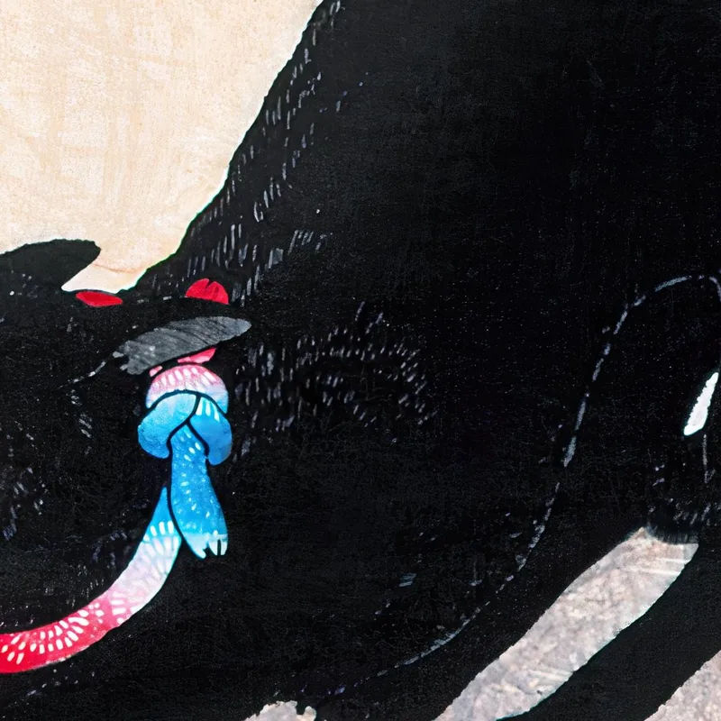 Gatto Nero Che Sibila Hiroaki Takahashi