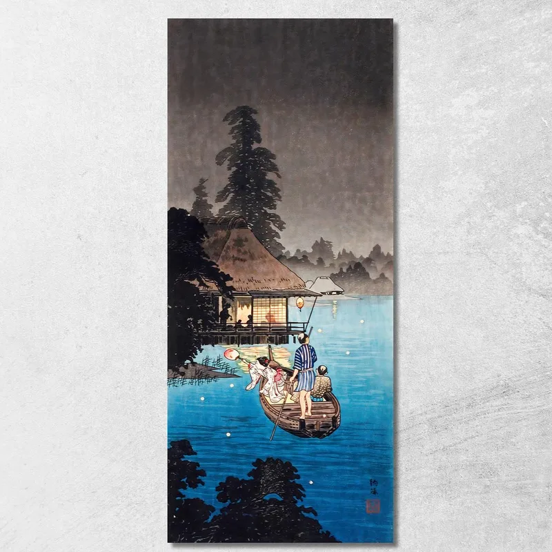 Godersi La Freschezza Della Sera Hiroaki Takahashi quadro stampa su tela