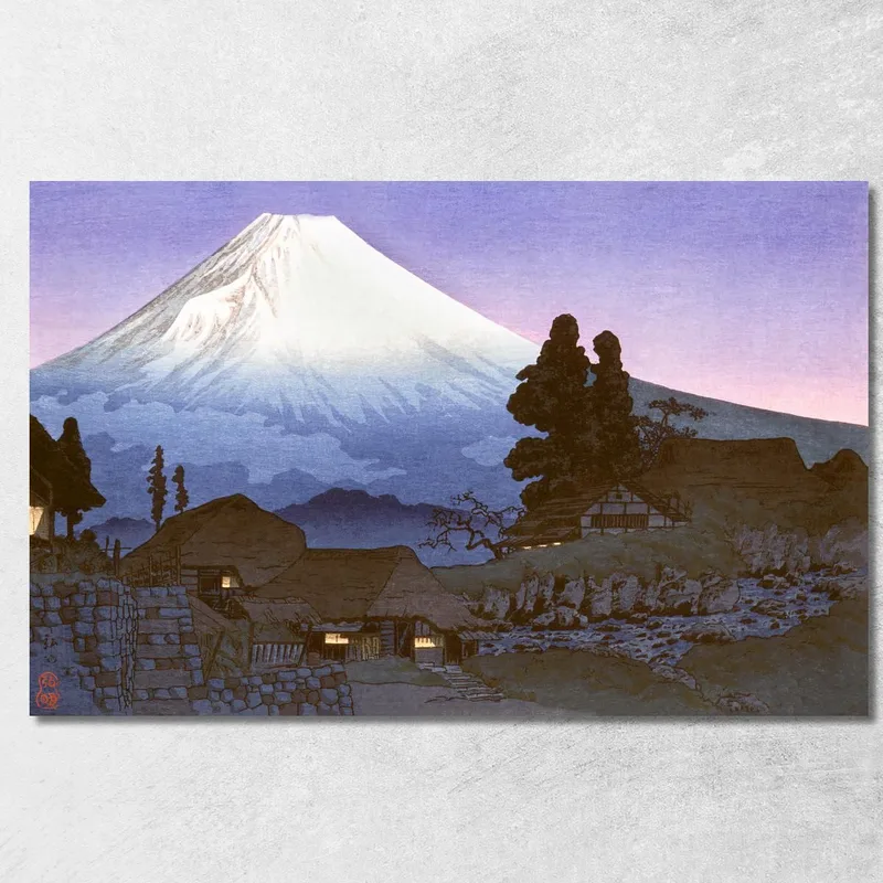 Mikuho Fuji Nel Xx Secolo Hiroaki Takahashi quadro stampa su tela