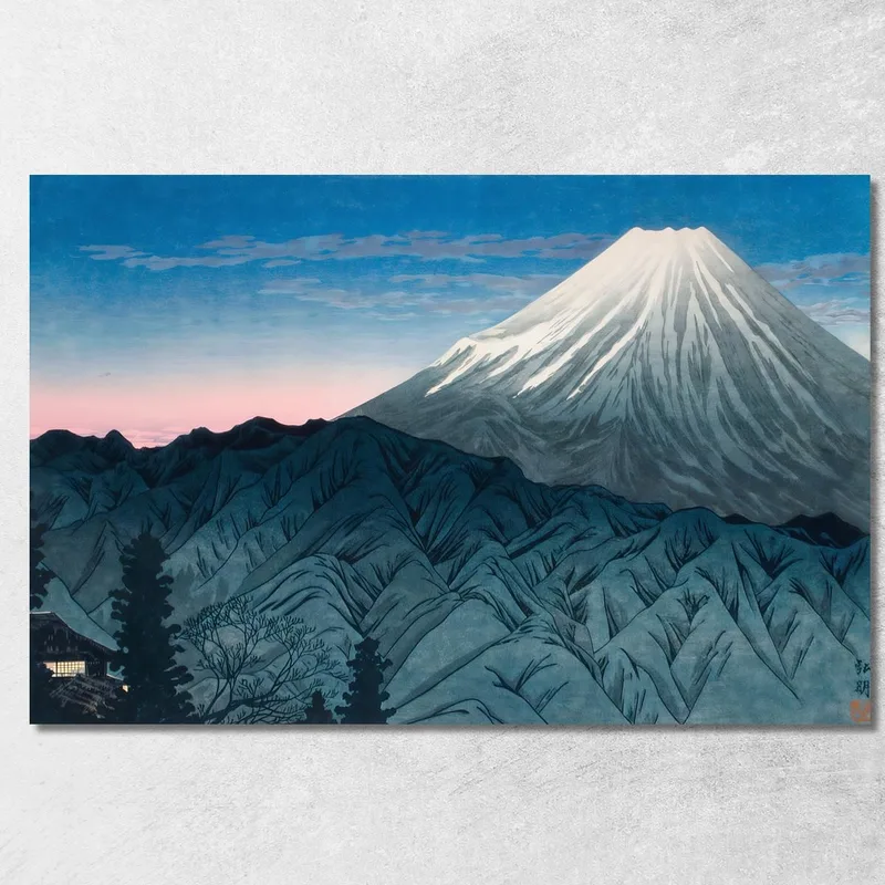 Monte Fuji Da Hakone Hiroaki Takahashi quadro stampa su tela