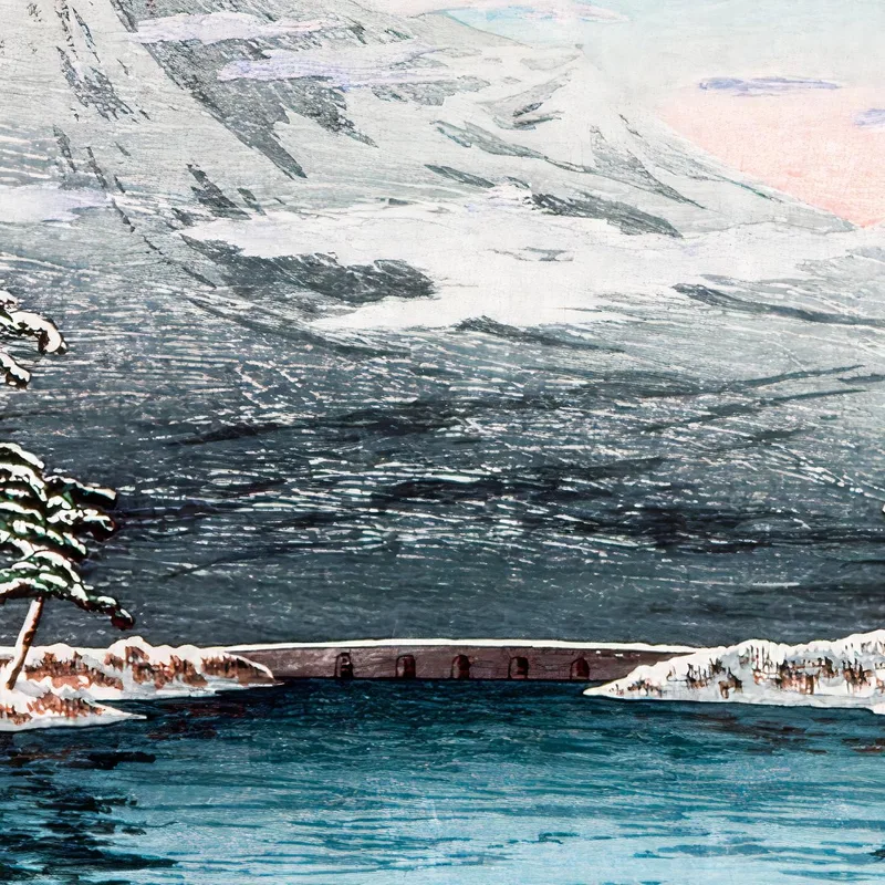 Monte Fuji Dalla Scena Innevata Di Tagonoura Hiroaki Takahashi