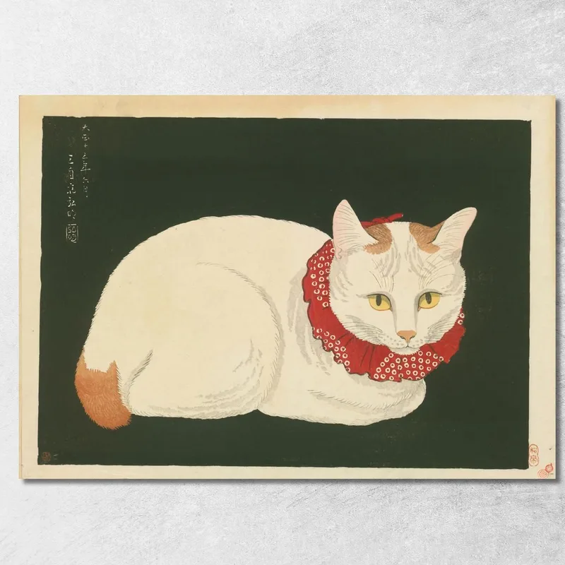 Shironeko Hiroaki Takahashi quadro stampa su tela