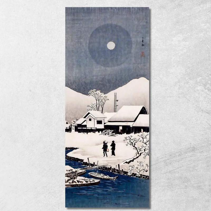Neve A Nipponmatsu Hiroaki Takahashi quadro stampa su tela
