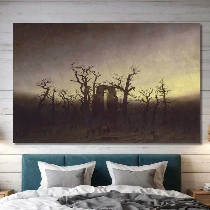 Abadía En El Robledal Caspar David Friedrich