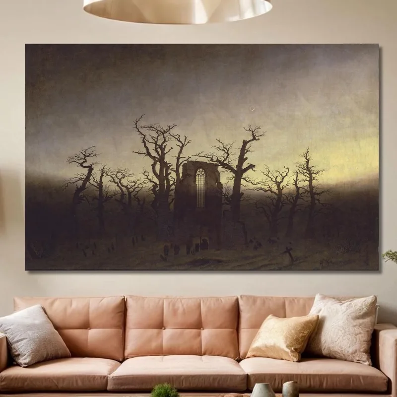 Abadía En El Robledal Caspar David Friedrich