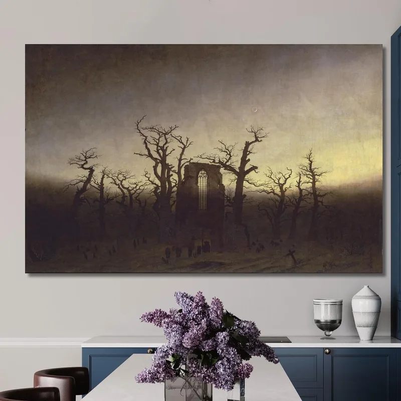 Abadía En El Robledal Caspar David Friedrich