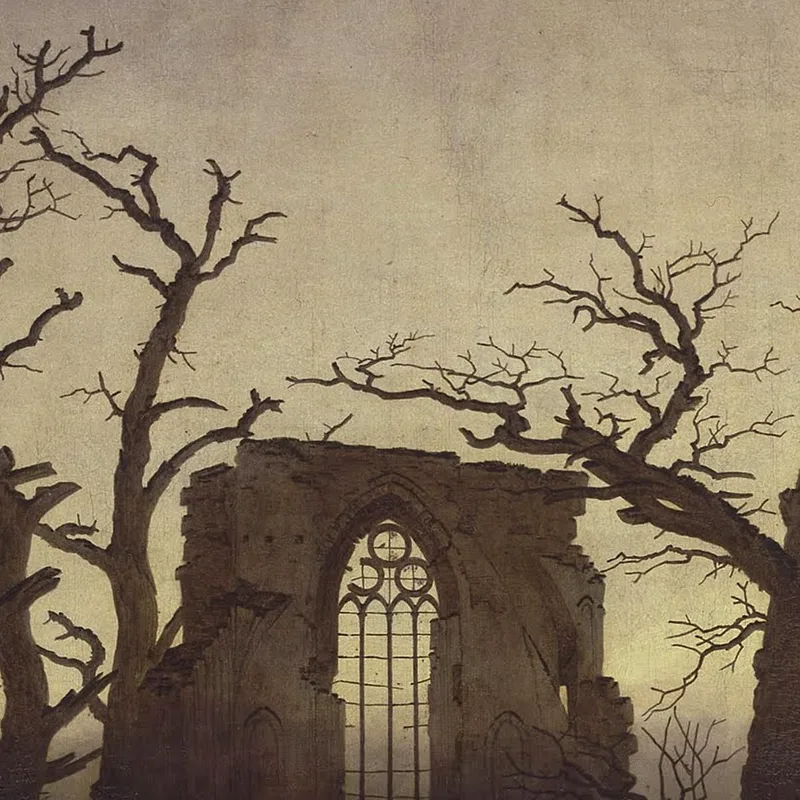 Abadía En El Robledal Caspar David Friedrich