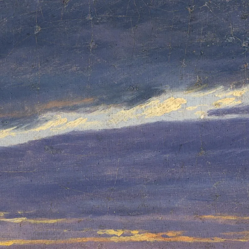 Ciel Nuageux Du Soir 1824 Caspar David Friedrich