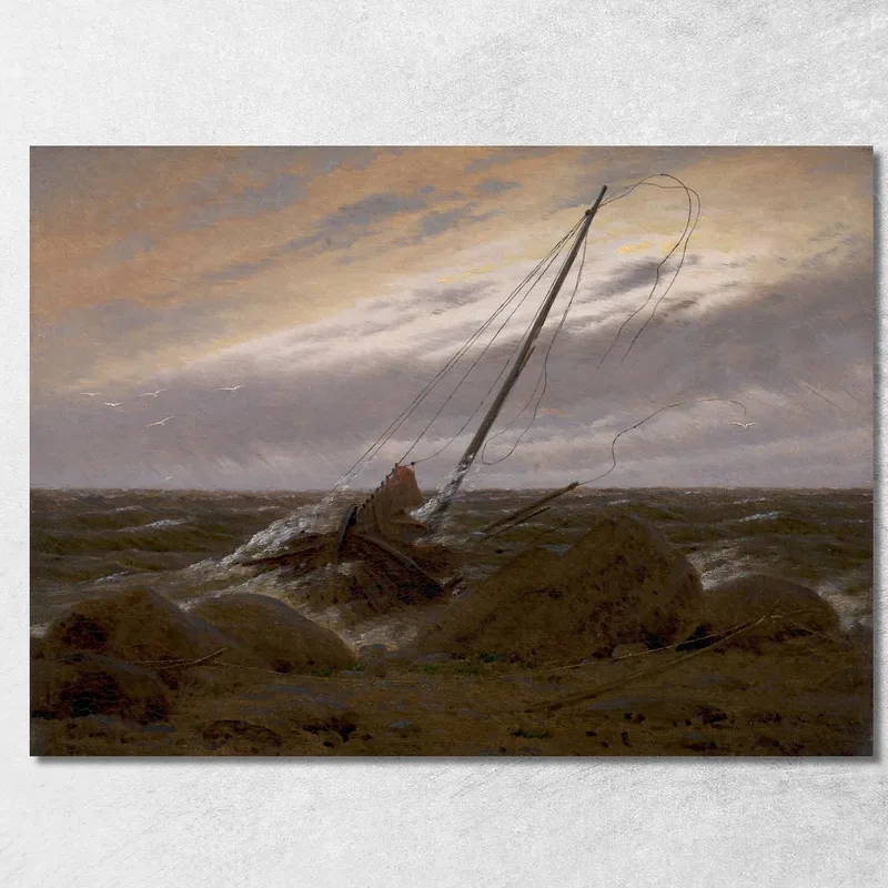 Nach Dem Sturm 1816 1817 Caspar David Friedrich drucken auf leinwand