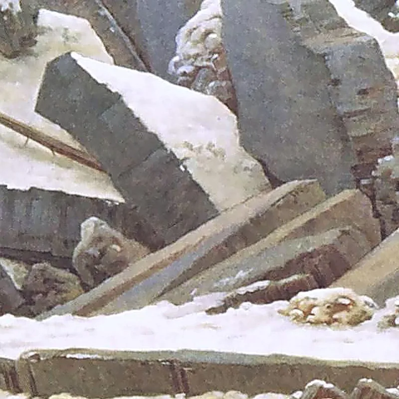 El Mar De Hielo Caspar David Friedrich