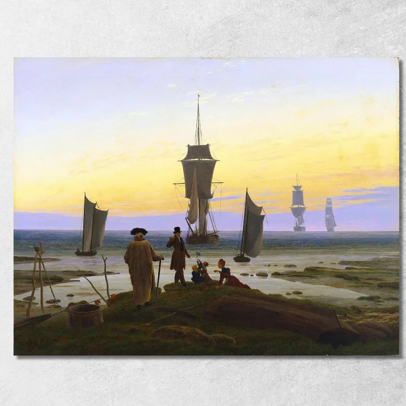 Die Drei Zeitalter Des Menschen Caspar David Friedrich drucken auf leinwand