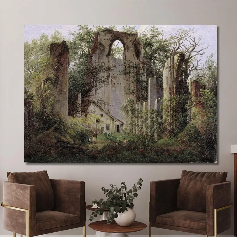 Ruina Del Monasterio De Eldena 1824 Caspar David Friedrich