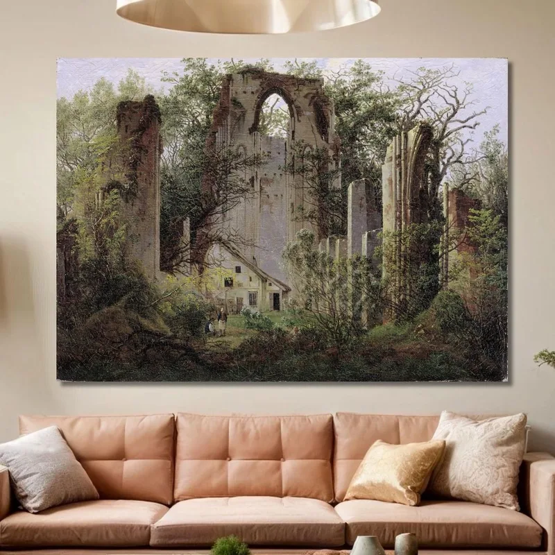 Ruina Del Monasterio De Eldena 1824 Caspar David Friedrich