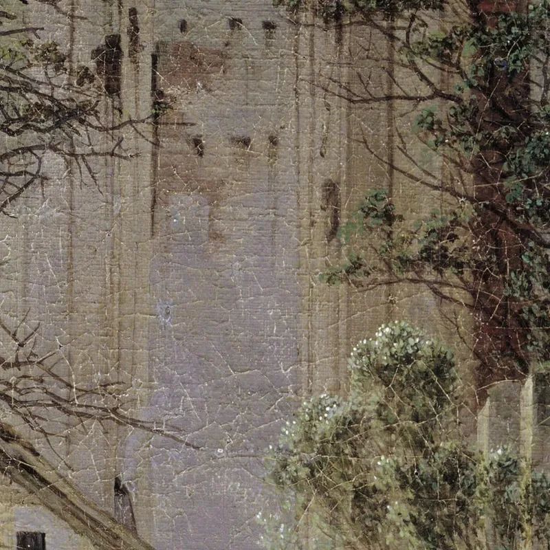 Ruina Del Monasterio De Eldena 1824 Caspar David Friedrich