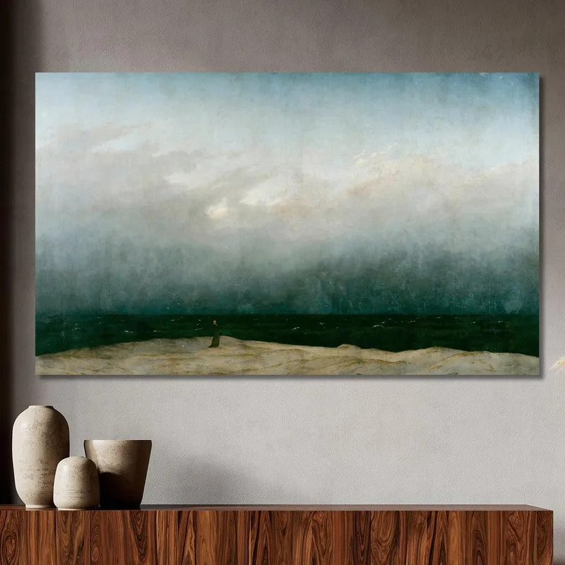 Monje Junto Al Mar Caspar David Friedrich