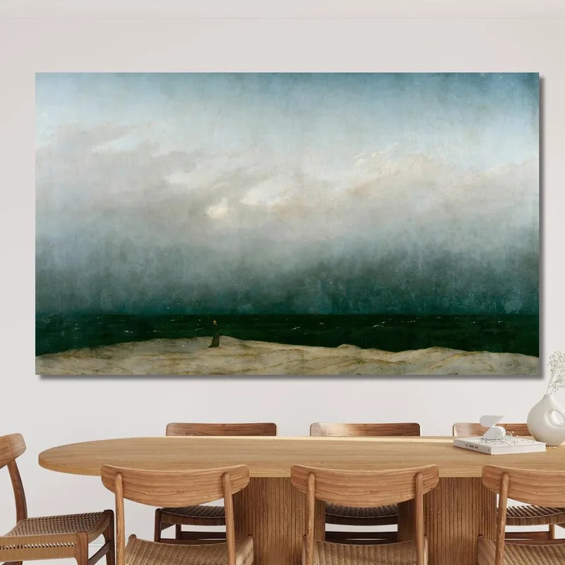 Monje Junto Al Mar Caspar David Friedrich
