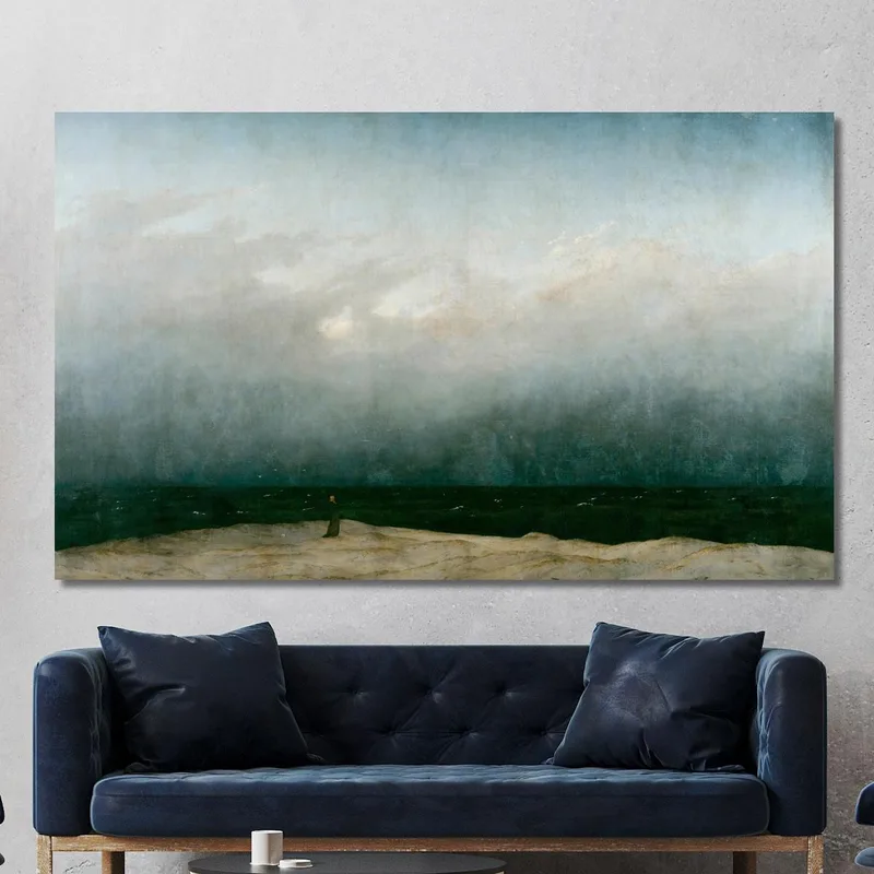 Monje Junto Al Mar Caspar David Friedrich