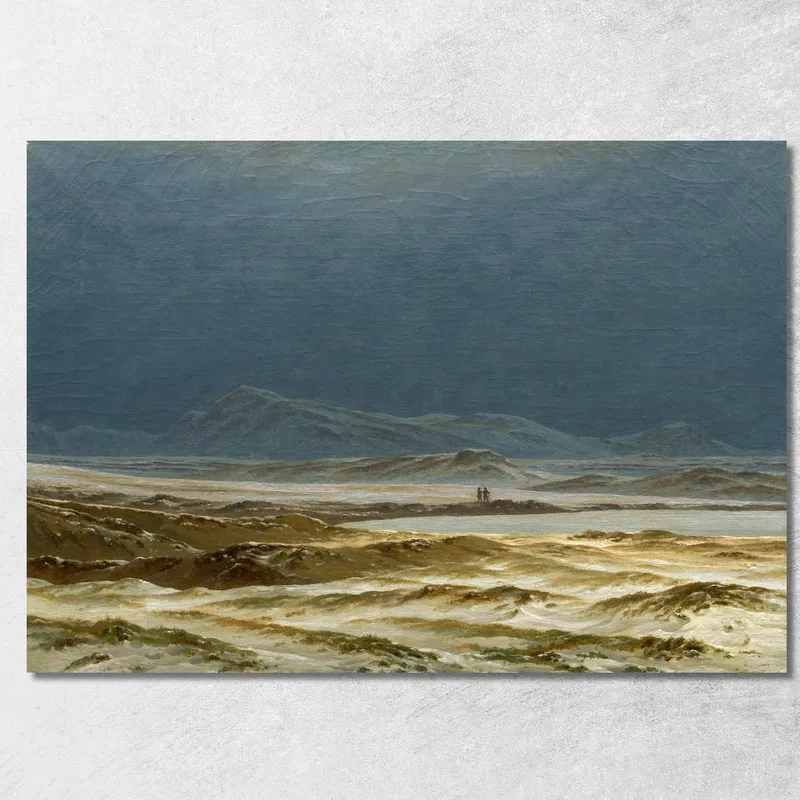 Nördliche Landschaft Frühling Caspar David Friedrich drucken auf leinwand