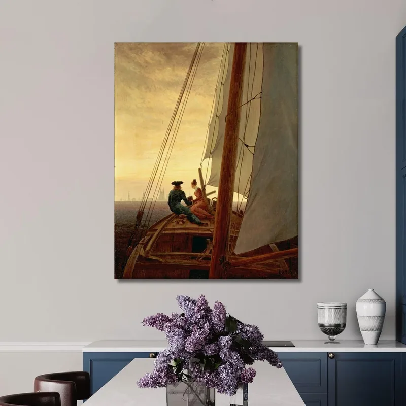 En El Velero Caspar David Friedrich