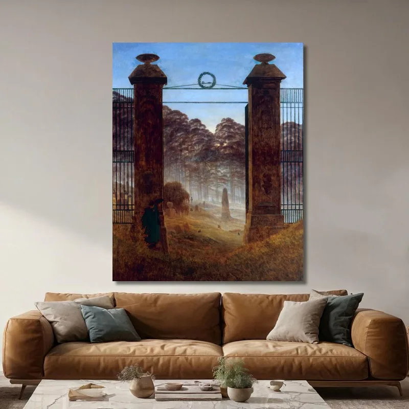 Der Friedhof Caspar David Friedrich