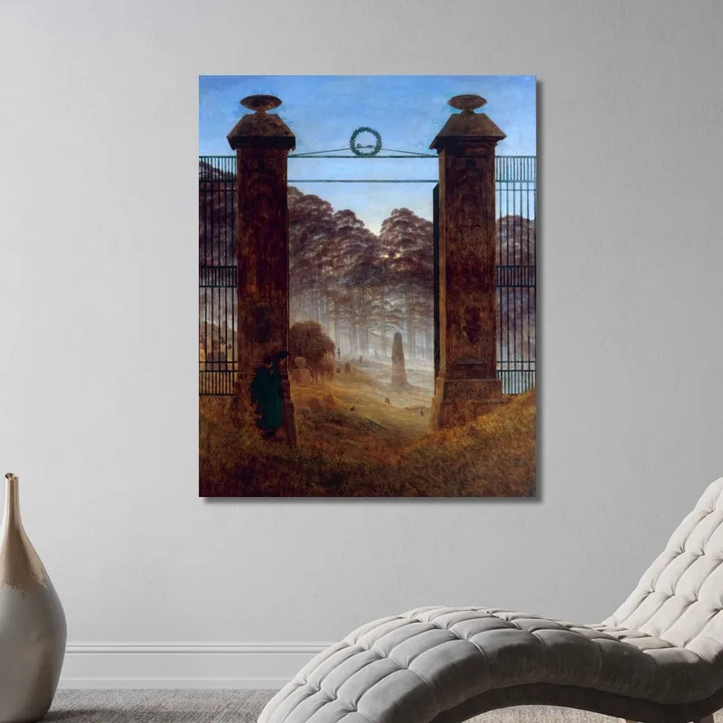 Der Friedhof Caspar David Friedrich