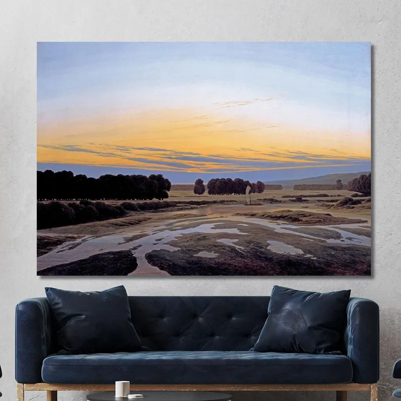 La Grosse Gehege Cerca De Dresde Caspar David Friedrich