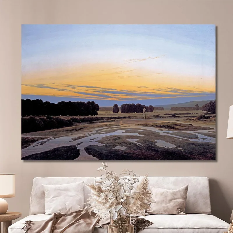 La Grosse Gehege Cerca De Dresde Caspar David Friedrich