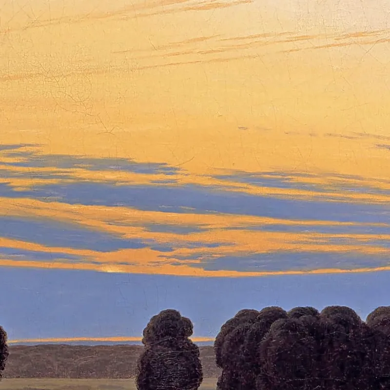 La Grosse Gehege Cerca De Dresde Caspar David Friedrich