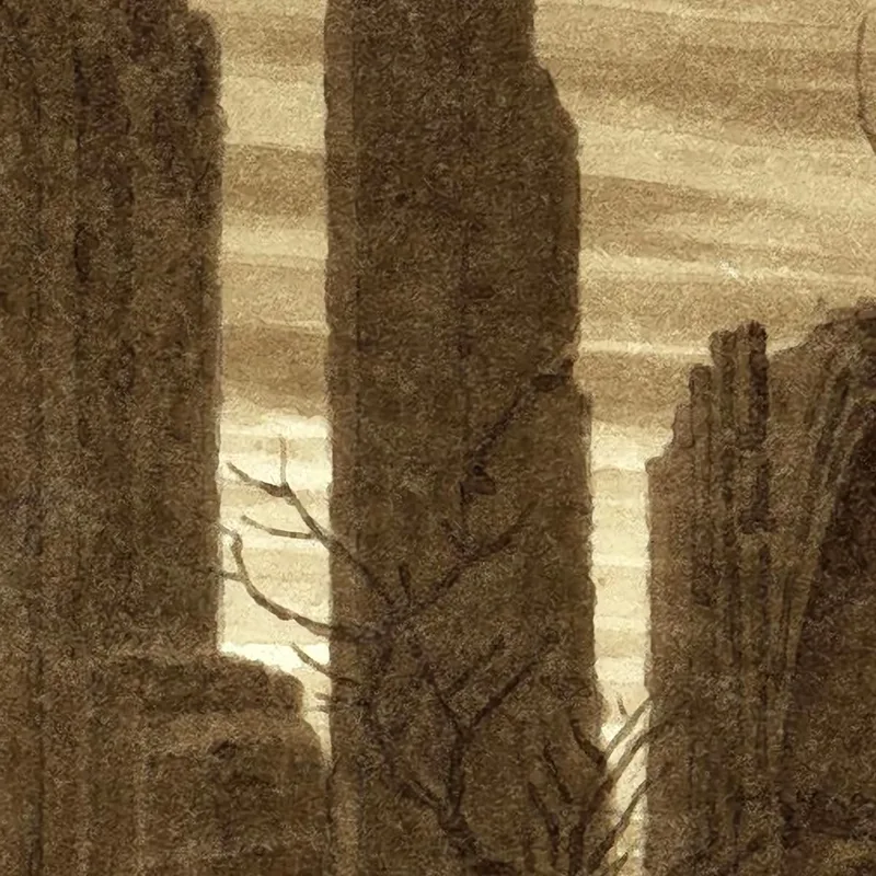 Winter Night Old Age And Death Caspar David Friedrich