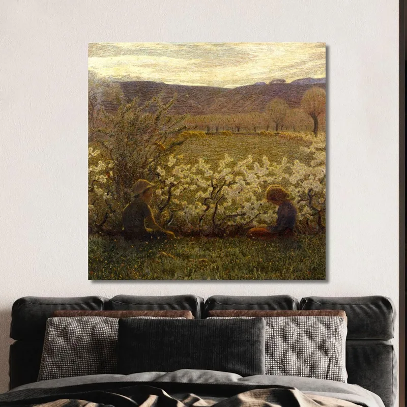 Campo En Flor G. Pellizza da Volpedo
