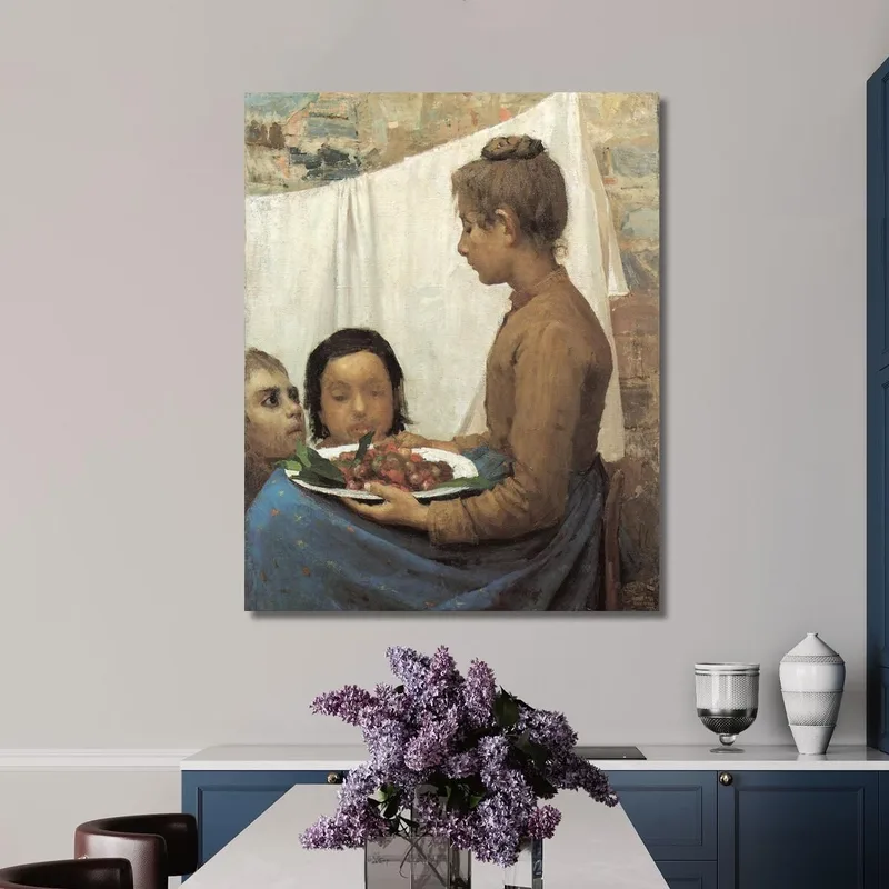 Las Cerezas G. Pellizza da Volpedo