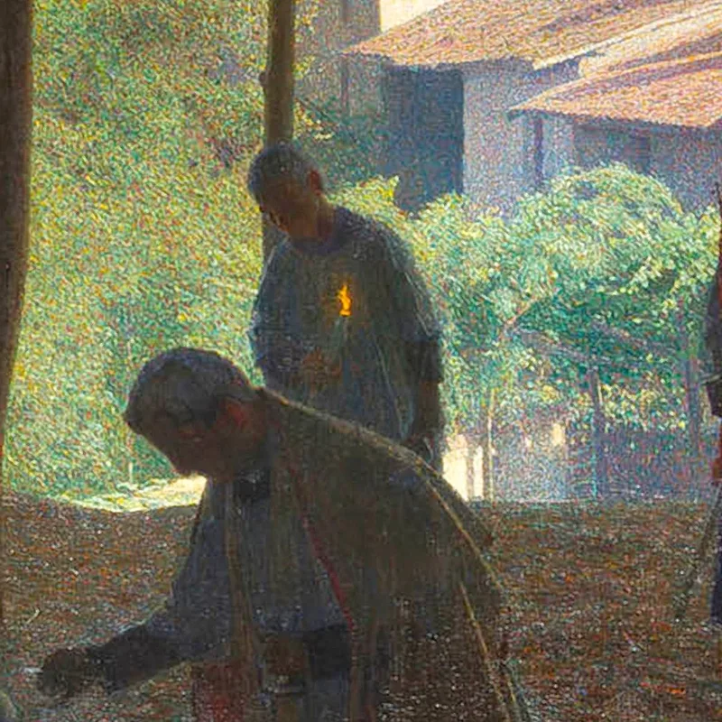En El Granero G. Pellizza da Volpedo