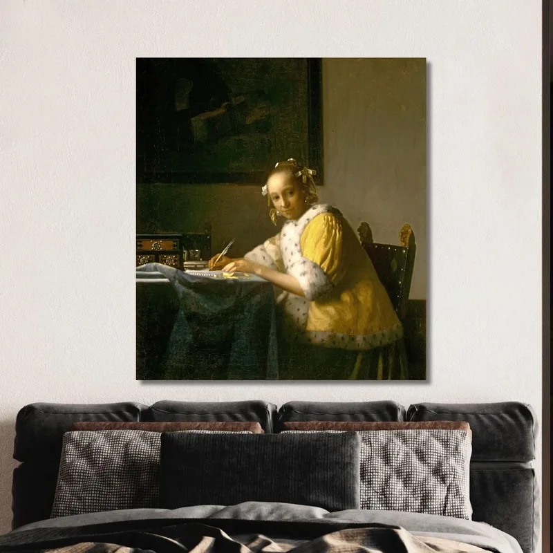 A Lady Writing Jan Vermeer