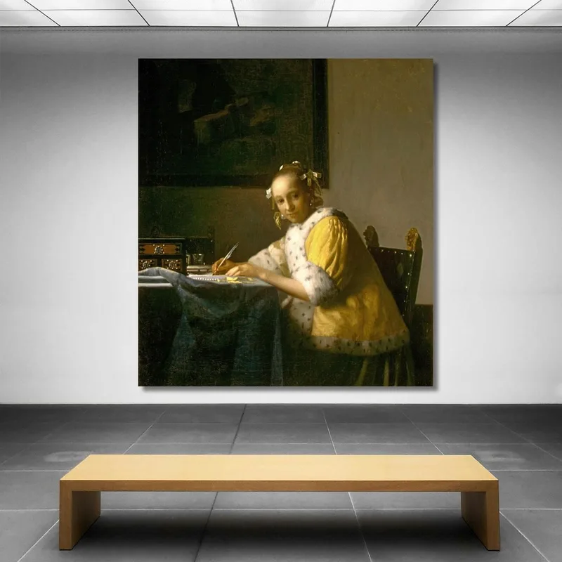 A Lady Writing Jan Vermeer