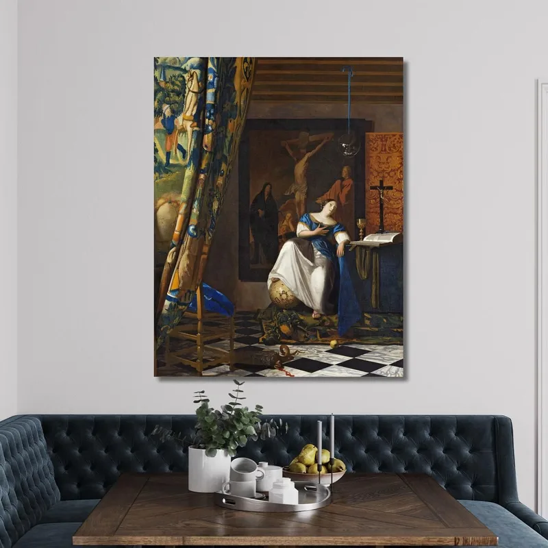 Allegorie Des Katholischen Glaubens Jan Vermeer