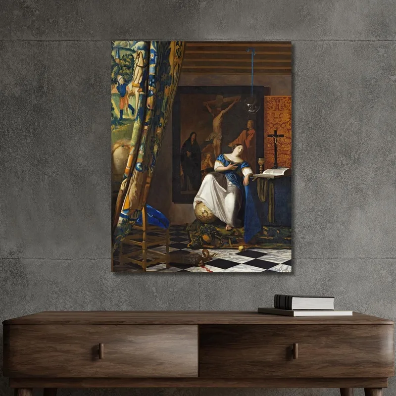 Allegorie Des Katholischen Glaubens Jan Vermeer