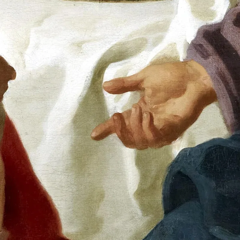 Christus Im Haus Von Martha Und Maria Jan Vermeer