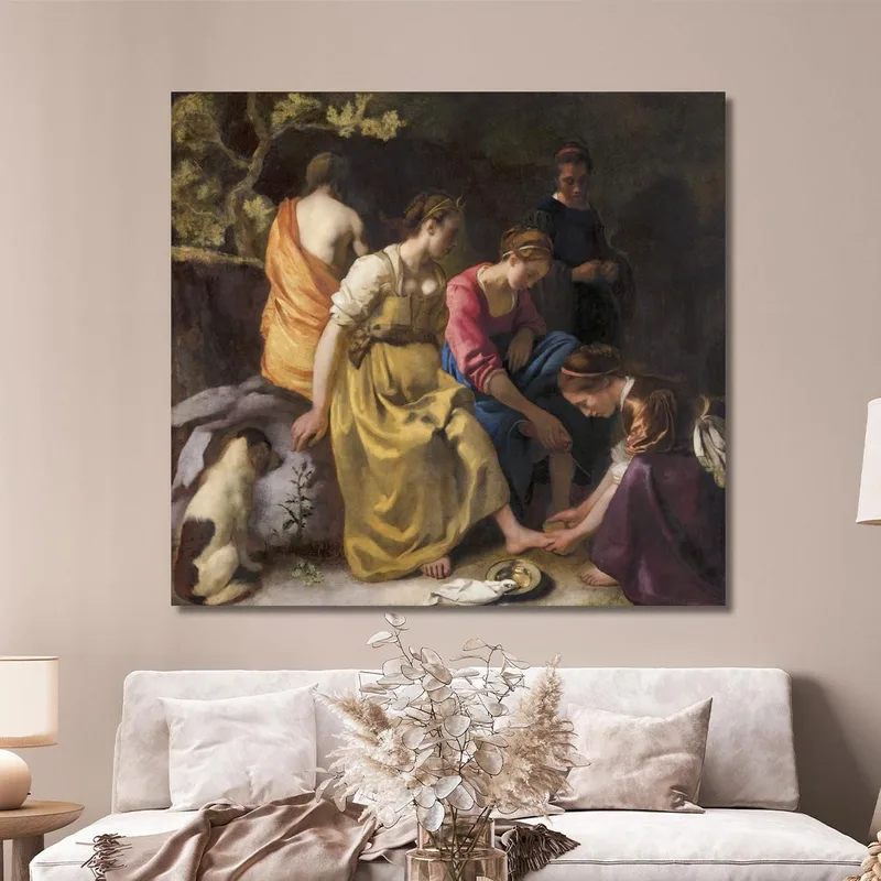 Diana Und Ihre Nymphen Jan Vermeer