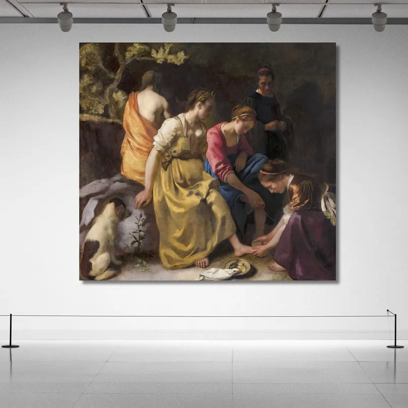 Diana Und Ihre Nymphen Jan Vermeer