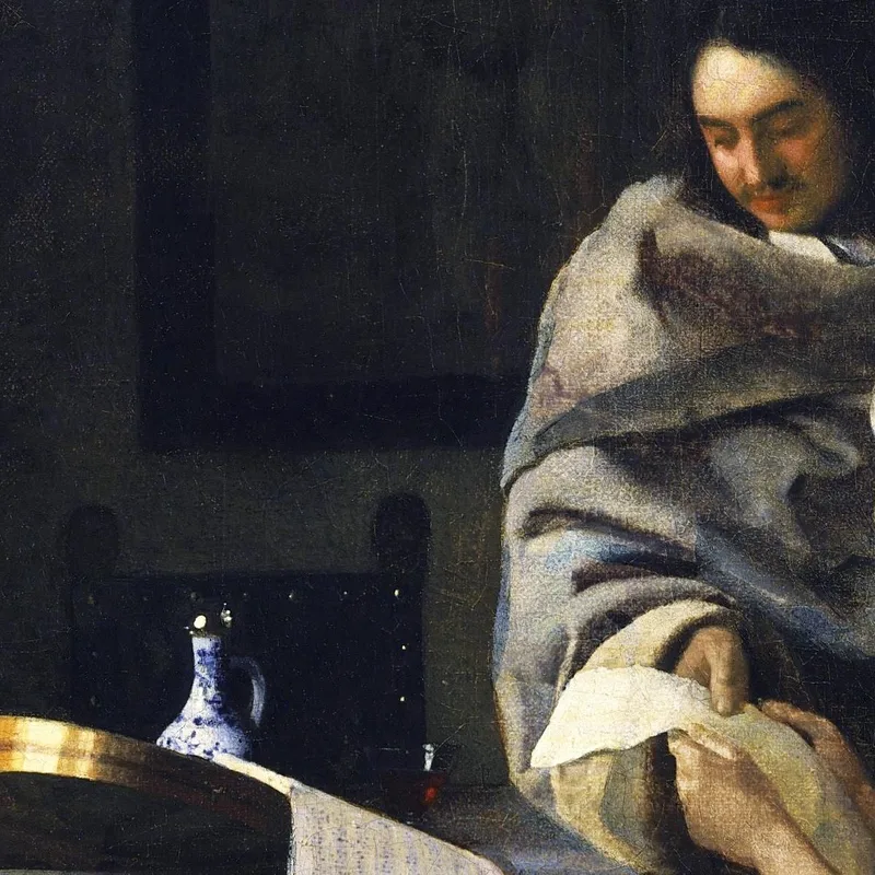 Girl Interrupted At Her Music Jan Vermeer