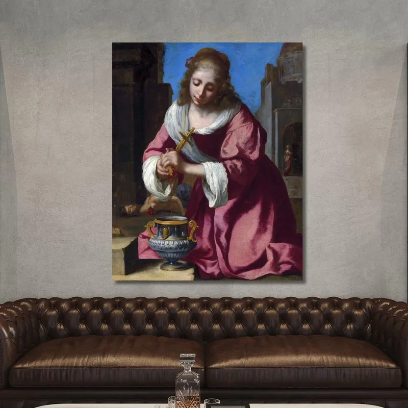 Saint Praxedis Jan Vermeer