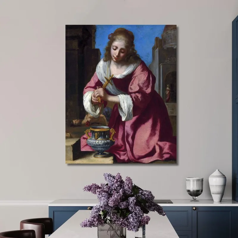 Saint Praxedis Jan Vermeer