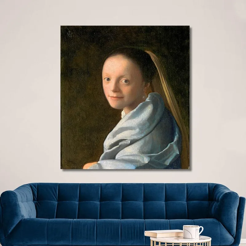 Estudio De Una Mujer Joven Jan Vermeer
