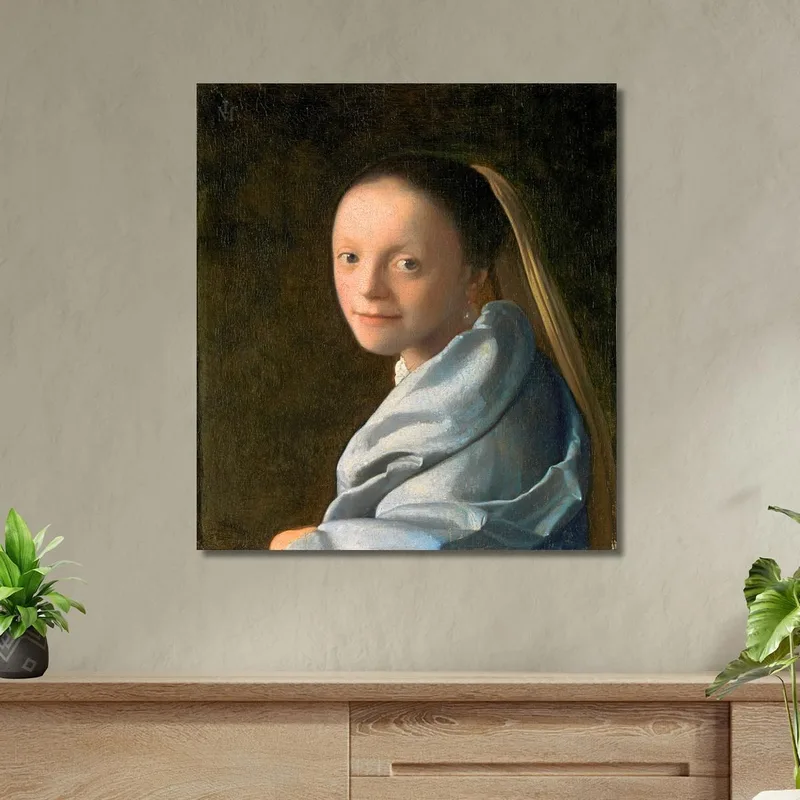 Estudio De Una Mujer Joven Jan Vermeer