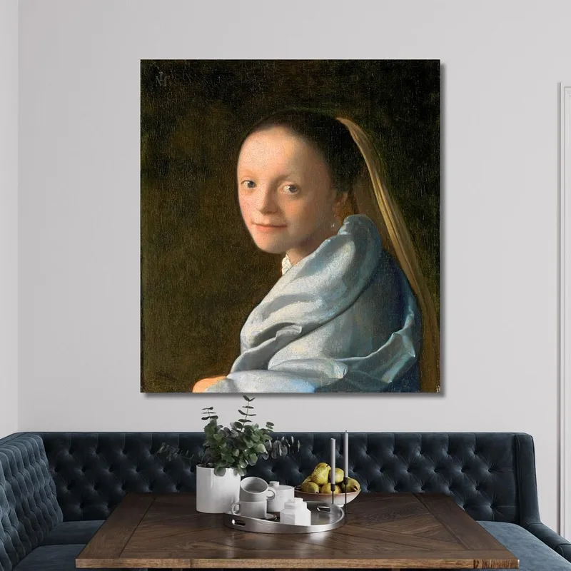 Estudio De Una Mujer Joven Jan Vermeer