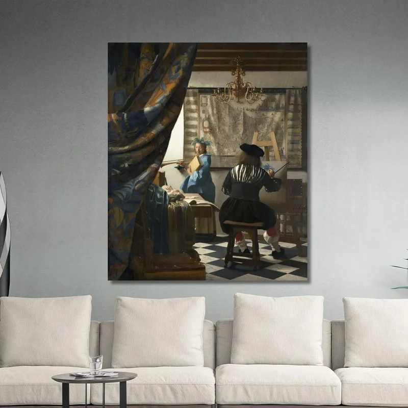The Allegory Of Painting Jan Vermeer