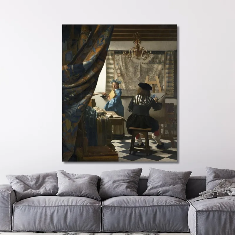 The Allegory Of Painting Jan Vermeer