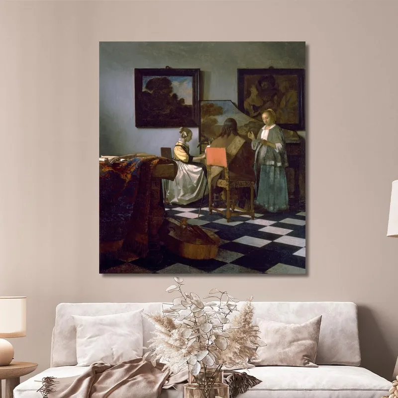 Das Konzert 1664 Jan Vermeer