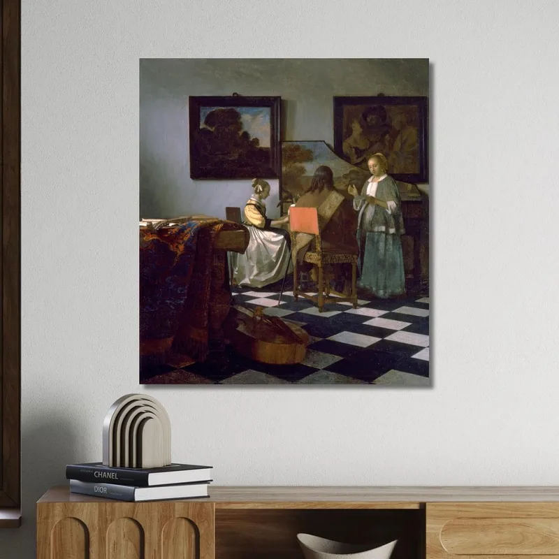 Das Konzert 1664 Jan Vermeer